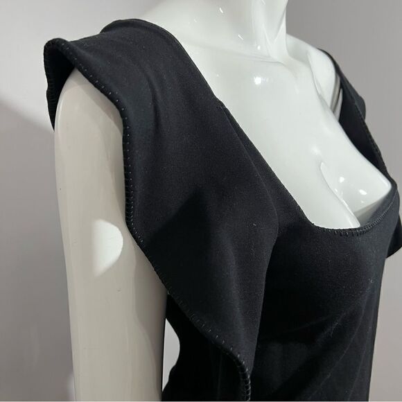 NWT French Connection Marie Square Neck Little Black Dress -- 6 - Picture 7 of 13